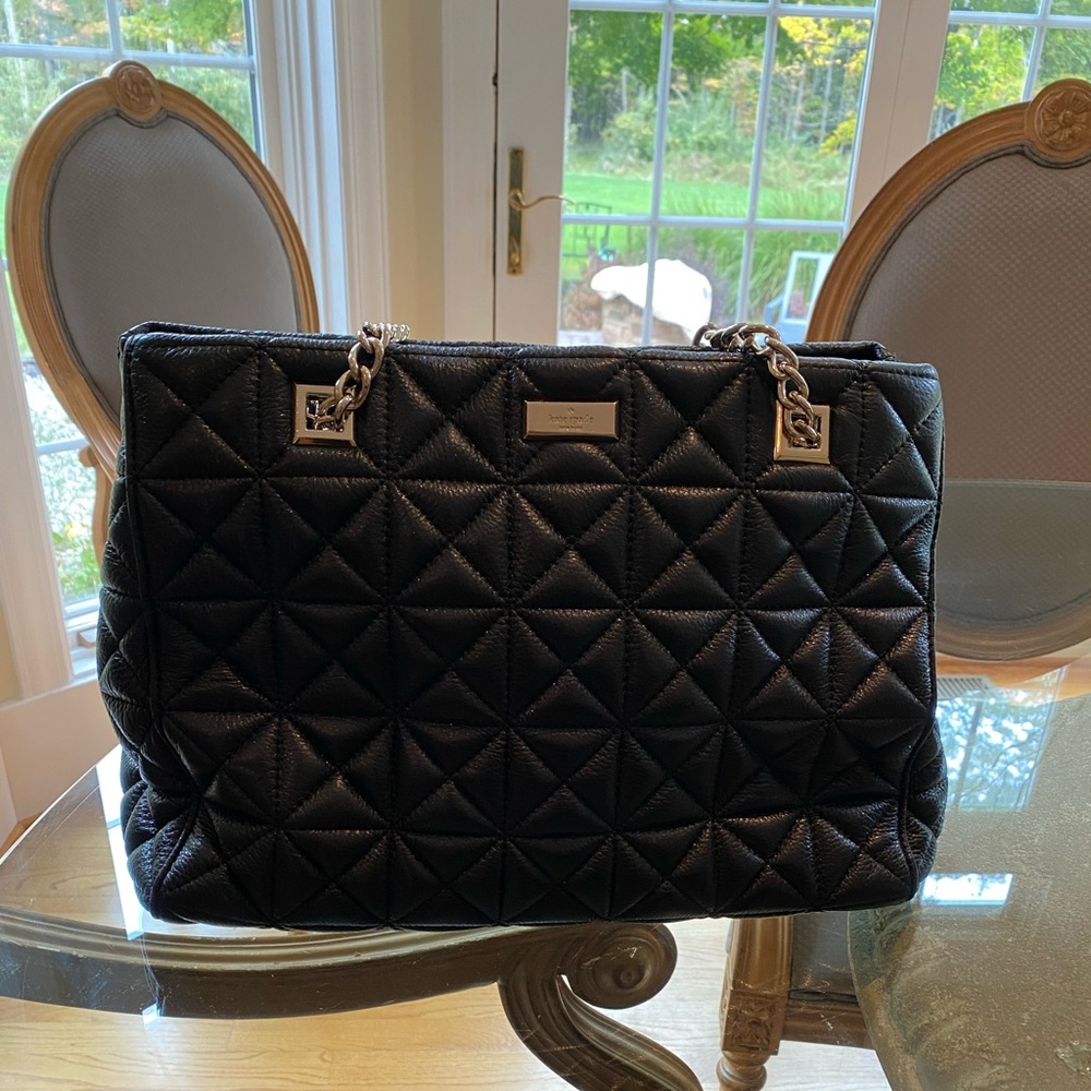 Black Kate Spade Large Purse